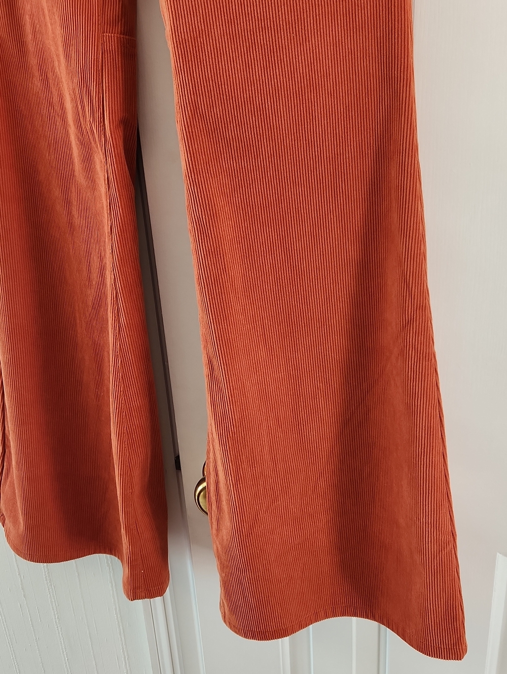Flying Tomato Rust Orange Corduroy Boot Cut Pants - Picture 4 of 8